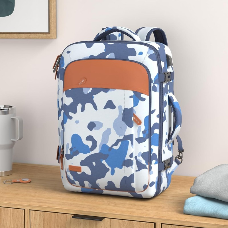 Extra Large Flight Approved Backpack, Camouflage Blue gallery
