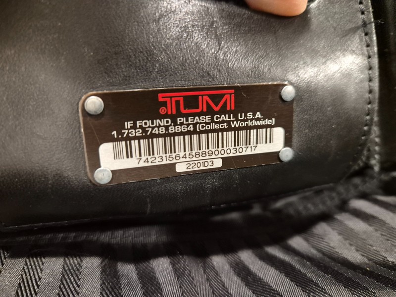 TUMI Alpha 17 2 Wheel Computer Carry On Bag 2201d3 Used gallery
