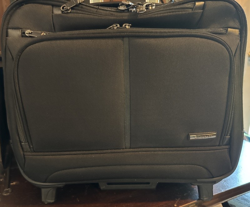 Samsonite Classic 2-Wheel Polyester Business Case With 15.6” Laptop Pocket Black gallery