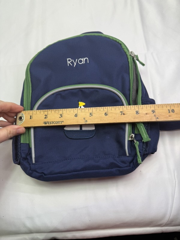 Personalized Pottery Barn Kids Mini Backpack “Ryan” Personalize Sailboat toddler gallery