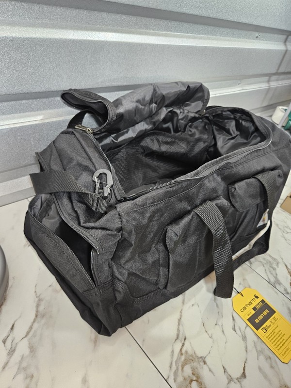 Carhartt 40L Utility Duffel Bag Black Water Resistant 600D CB0499 New With Tags gallery