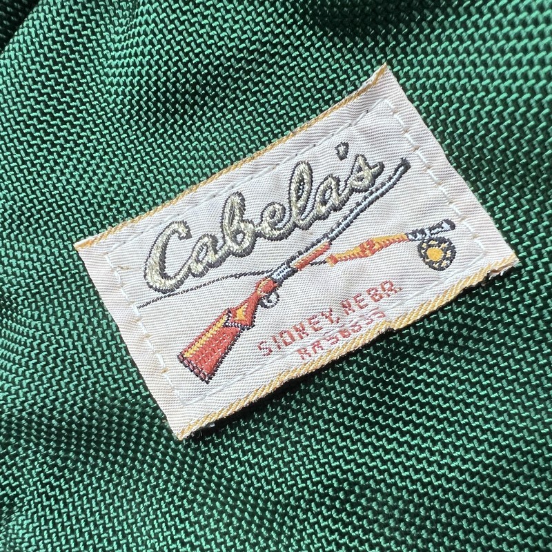 Vintage Cabela's Green Nylon 20" Duffle Bag Soft Case Adjustable Straps Travel gallery