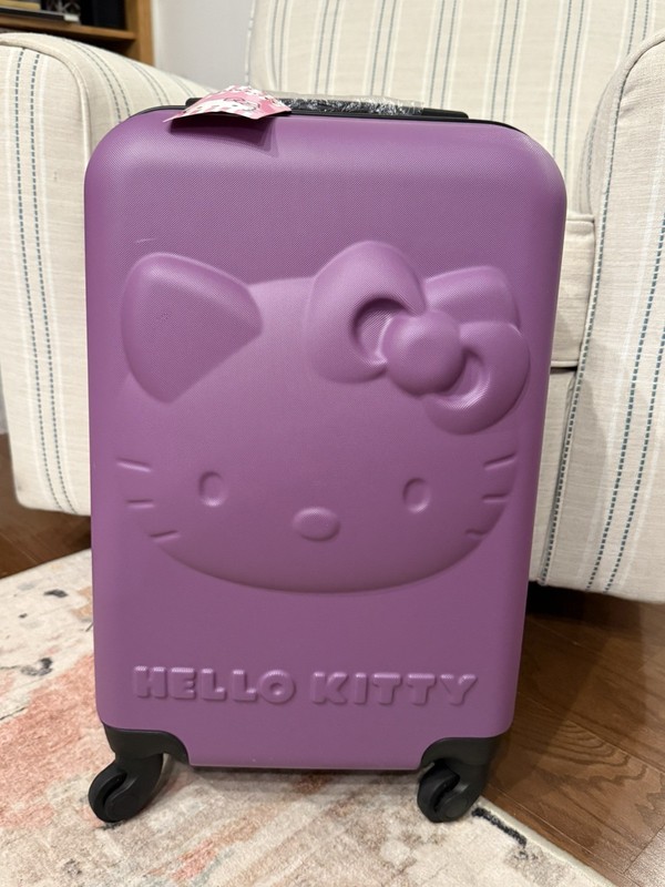 Hello Kitty Fast Forward Hard-Side 21” Spinner Lightweight Carry-On Suitcase