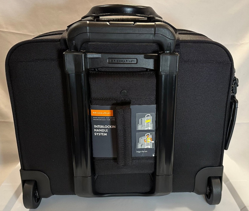Briggs & Riley @Work Medium Expandable 2-Wheel Brief Travel KR420X Black NWOT gallery