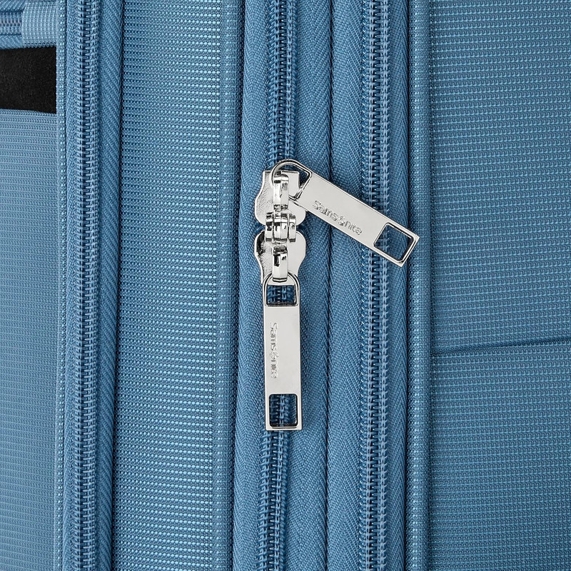 Expandable 21-Inch Carry-On Suitcase with 360° Spinner Wheels - CAPTAINS BLUE gallery