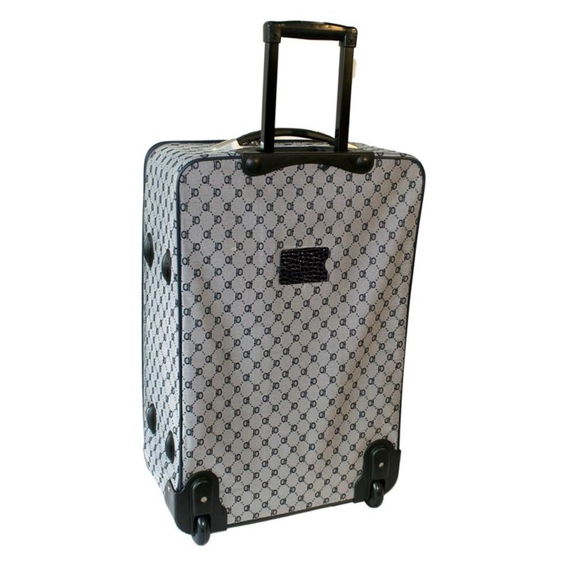 Pemberly Row Traditional Polyester 4-Piece Luggage Set in Navy gallery
