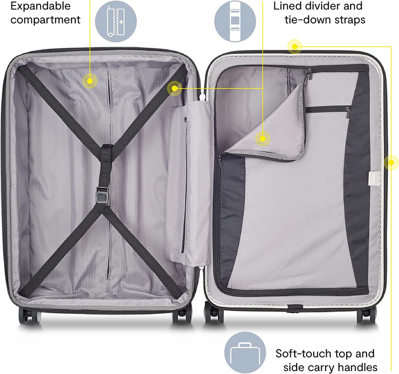 Graphite Titanium 29" Expandable Spinner Checked Luggage for Travelers gallery