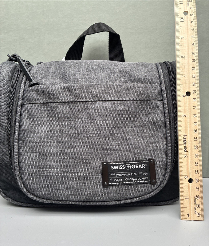 SWISS GEAR Rectangular Toiletry Bag - Gray & Black New gallery