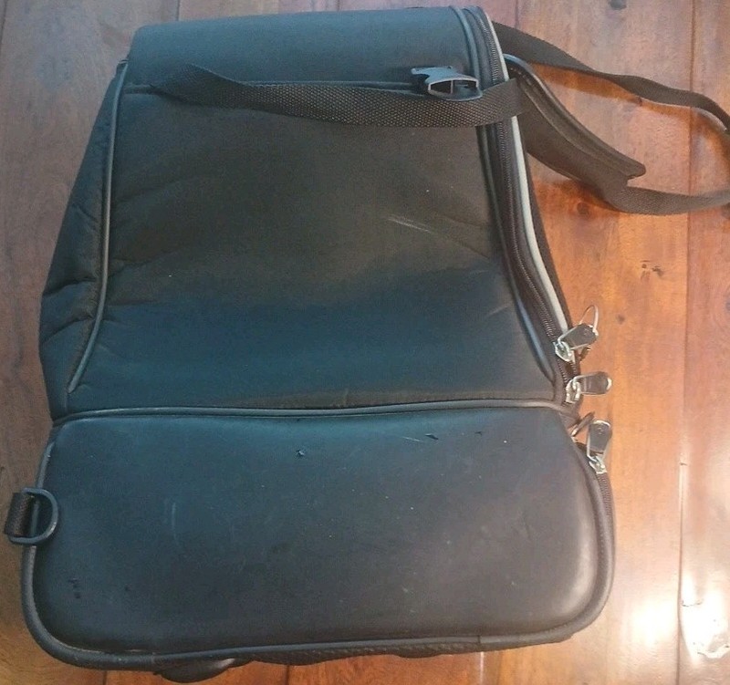 Rare Samsonite X Mini Cooper Luggage Collab Backpack/Carry-on Convertible Bag gallery
