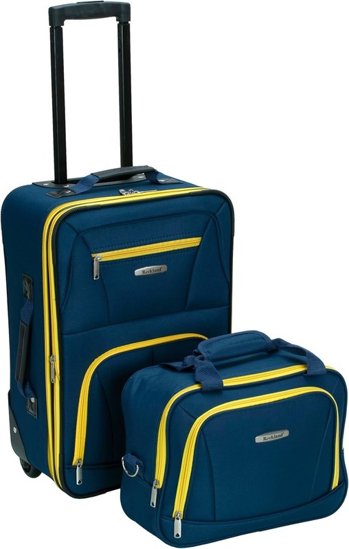 Deluxe Navy Travel Luggage Set: Lightweight & Expandable for Easy Travel gallery