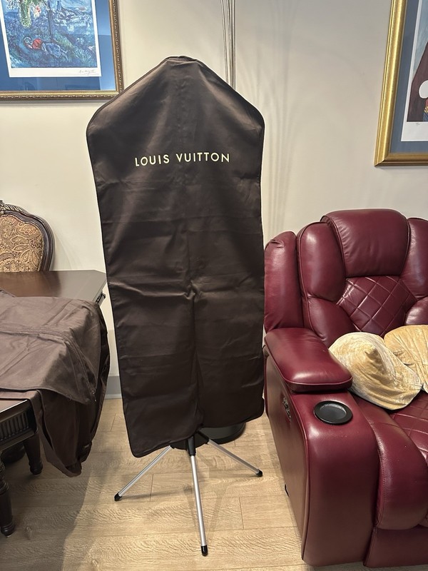 Authentic Louis Vuitton Storage Garment Bag Brown 100% Cotton