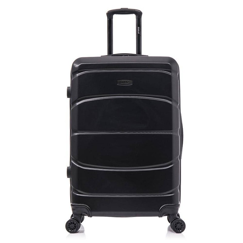 28″ Sense Lightweight Hardside Spinner Luggage – Black Travel Case