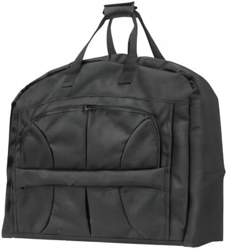 Mercury Luggage Simple Garment Bag – Suit Hanging Folding Bag – Black – NEW