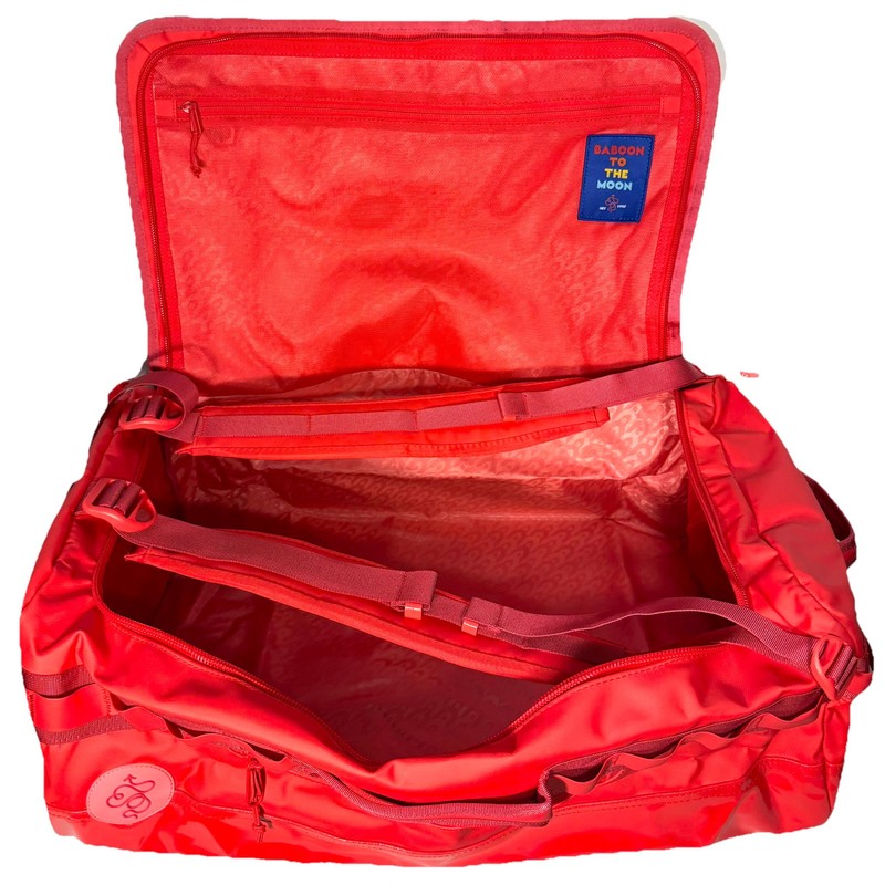 BABOON TO THE MOON Go-Bag Backpack Luggage Duffle Red Big 60L (MSRP $195) gallery