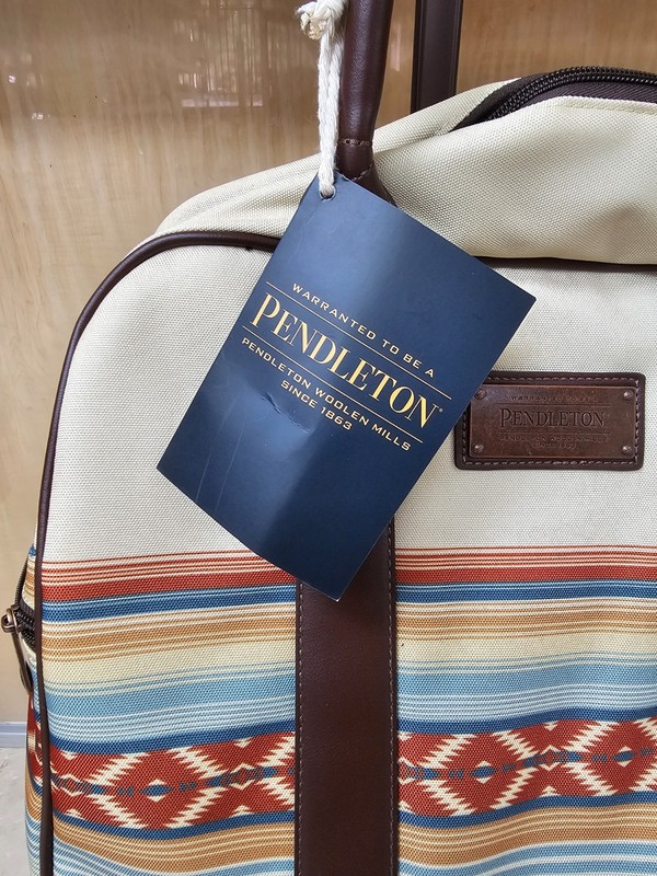 Pendleton Multi Color Mojave Luggage Set Carry On Spinner & Weekend Satchel-NWT gallery