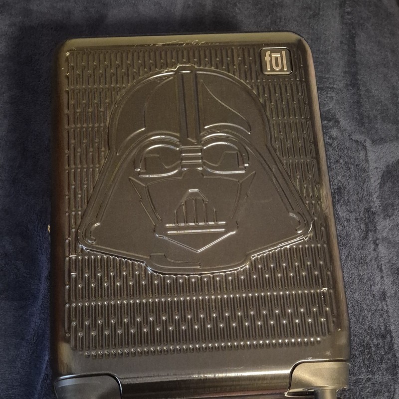 FUL Star Wars Darth Vader Black Rolling Suitcase 19-22in ABS Plastic