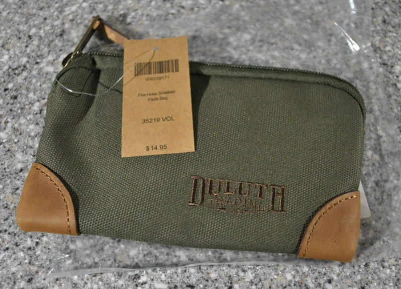 Duluth Trading Co Men’s Fire Hose Smallest Parts Bag, Olive, One Size NWT