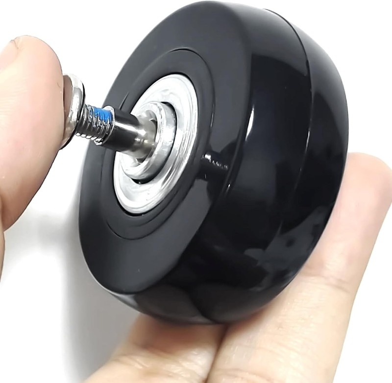 Universal 50mm PVC Replacement Wheels for Suitcases - Smooth & Wear-Resistant gallery