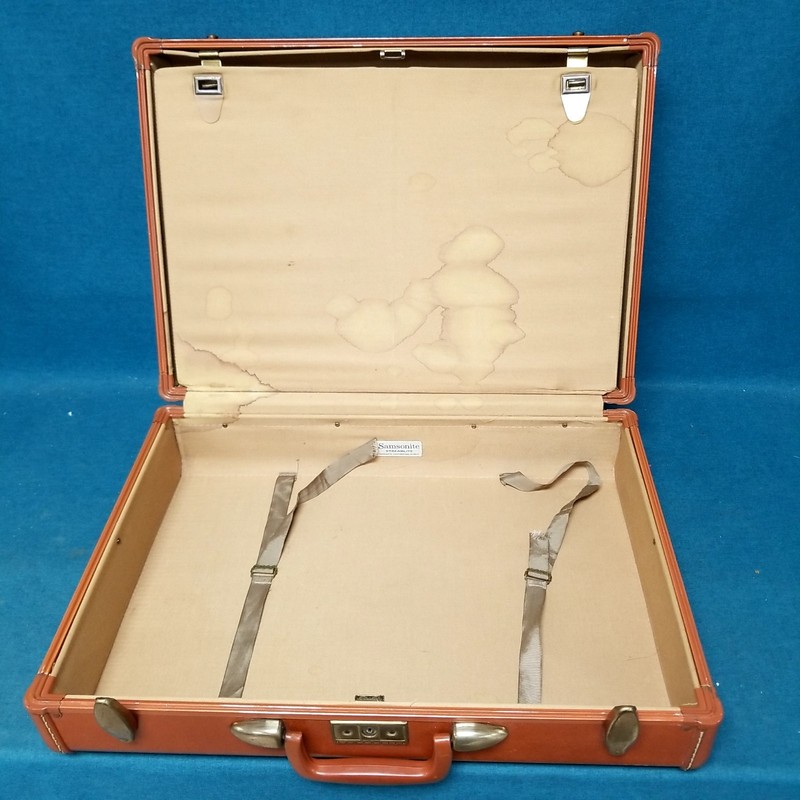 VTG Samsonite Streamlite Hard Shell Suitcase Briefcase 21x15" No Key gallery
