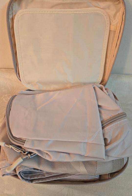 8 Set Packing Cubes Luggage Packing Organizers for Travel Accessories in Cream gallery