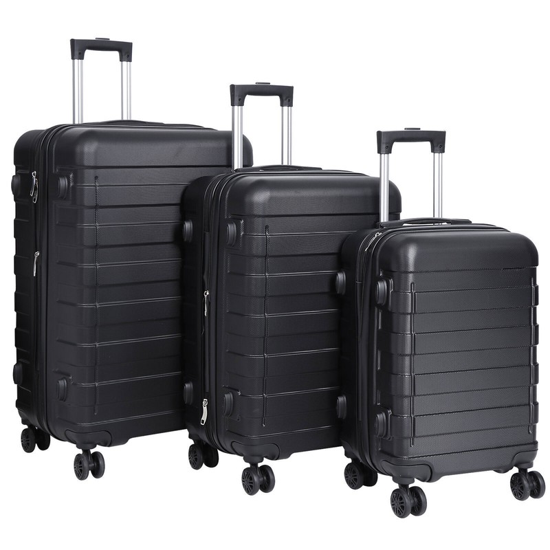 Suitcase Carry-On Set Hardside Expandable Spinner Travel Business w/4-Wheel 3PCS gallery