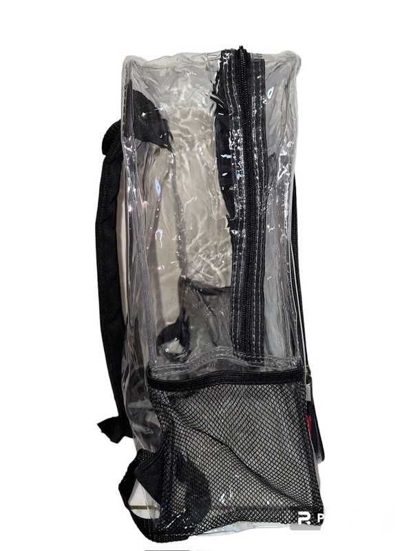 Clear Unisex Transparent Backpack Adjustable Strap PVC Waterproof Travel gallery