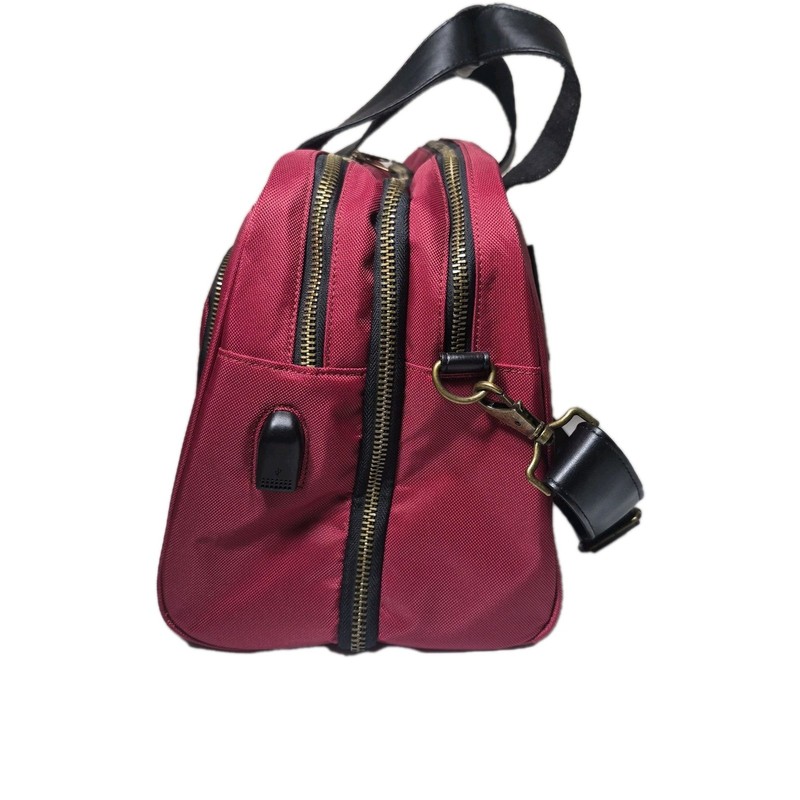 Nomad Lane Bento Bag Jet Set Personal Item Carry On Weekend Travel Duffle Red gallery