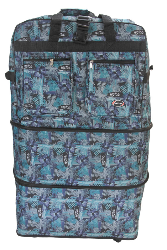 30"/36"/40" Expandable Rolling Duffel Bag Wheeled Spinner Suitcase Luggage gallery