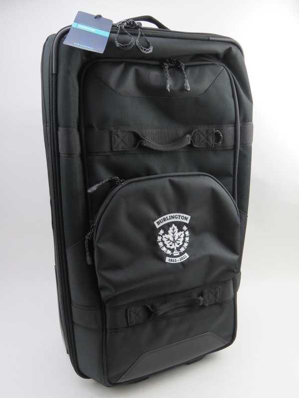 New OGIO Alpha Collection TERMINAL Roller Wheeled Suitcase Luggage Bag Black 29”