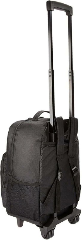 Luggage Rolling Backpack With Double Wheels Shoulder Straps Pocket Organizer 17l gallery