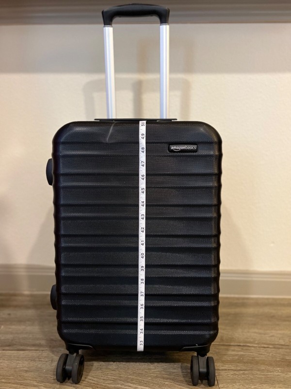 BUNDLE - Amazon Basics 21-Inch Hardside Spinner & Underseat Carry-On Roll Bag  gallery