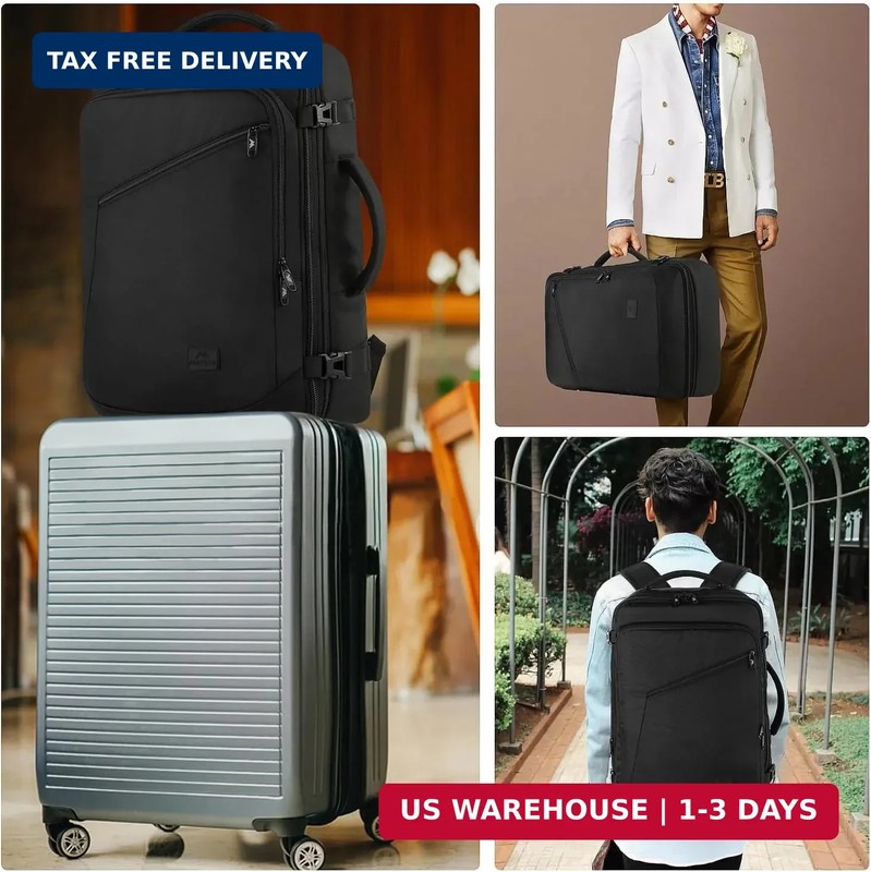 MATEIN Carry on Backpack, Extra Large Travel Backpack Expandable Airplane Approv gallery