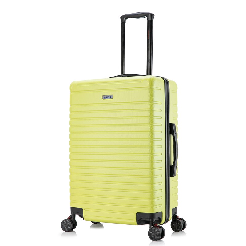 InUSA Deep 24″ Hard Shell Lightweight Luggage 360 Spinner Wheels Travel Suitcase