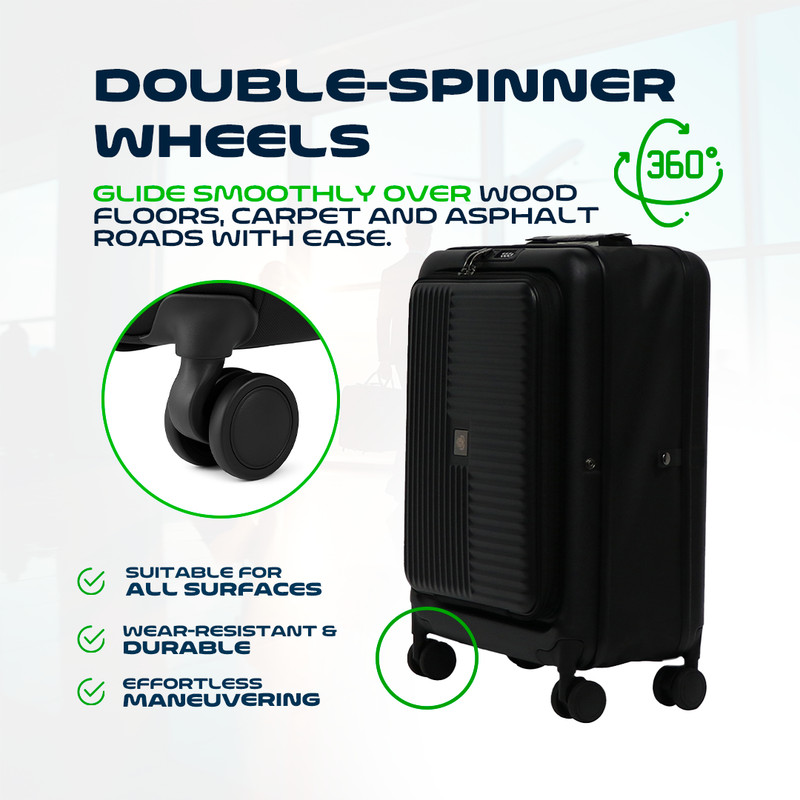 20-Inch Lightweight Collapsible Expandable Carry-On Suitcase, Airline Approved gallery