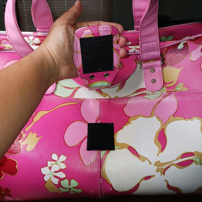 Vintage Roxy Quicksilver Rolling Duffle Bag Travel Luggage Pink Floral Y2K 90s gallery