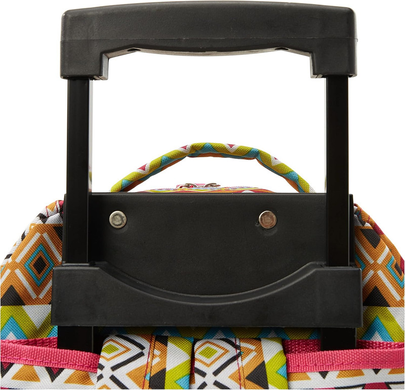 Double Handle 17" Rolling Backpack, Tribal gallery
