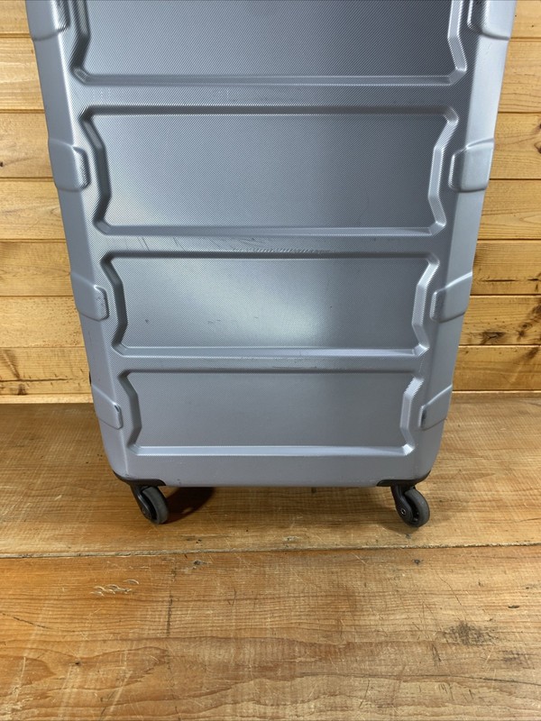💙Samsonite Hardside Shell Expandable Luggage~Gray~Checked~Large 26" Spinner gallery