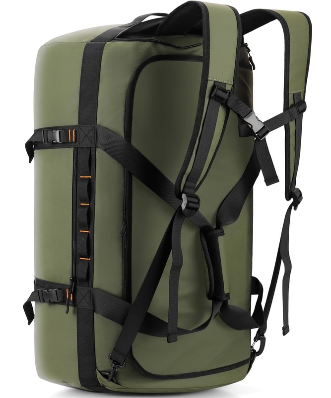 Waterproof Duffle Bag Backpack for Men, Heavy Duty Travel Gear 40L/60L/90L