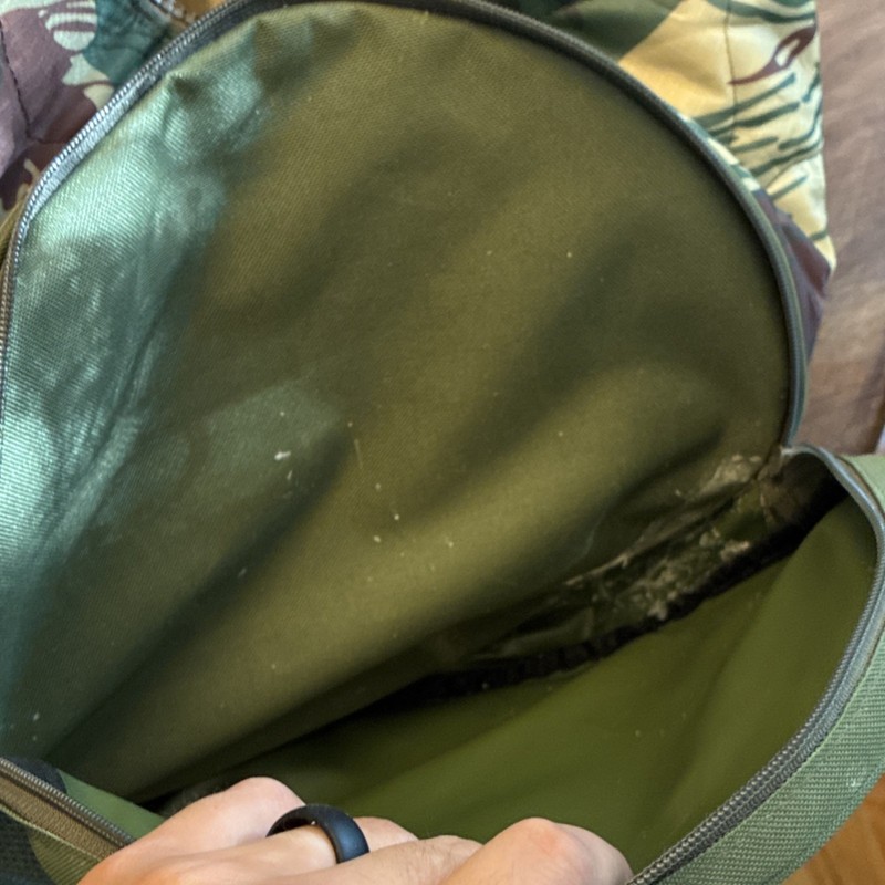Zero Foxtrot Rhodesian Brushstroke Camouflage Woobie Duffle Gym Bag gallery