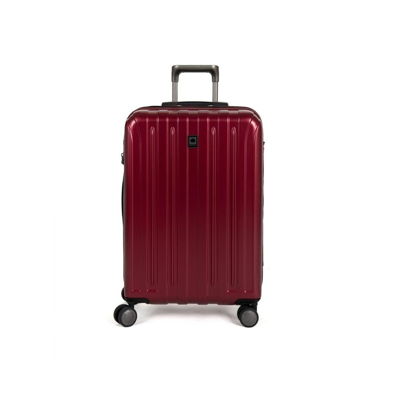 DELSEY Paris Titanium Hardside Expandable Luggage with Spinner Wheels, Black ...