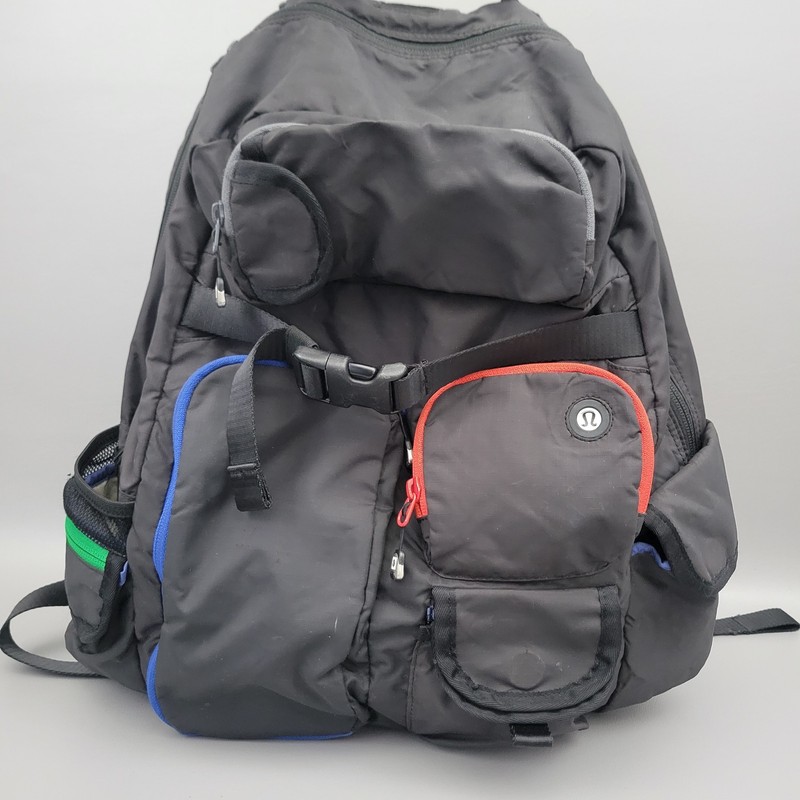 Lululemon Black Multicolor Cruiser Backpack gallery