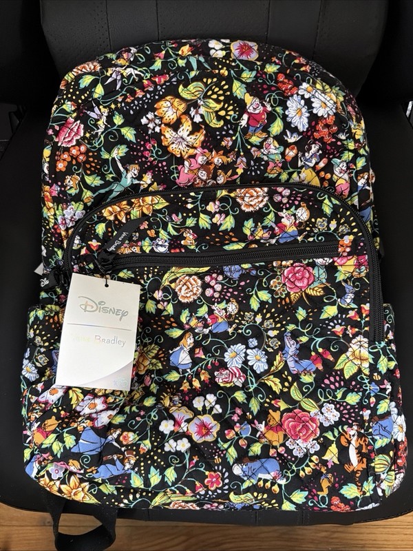 Vera Bradley Disney 100 Classics On The Green Campus Full-Size Backpack 2023 New