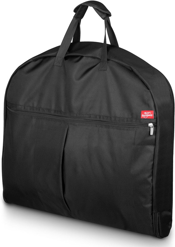 Heavy Duty Waterproof Hanging Garment Bag for Travel Foldable Carry On Suit Bag