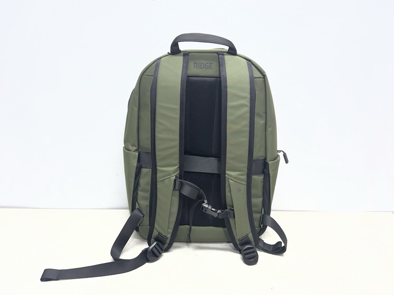The Ridge Wallet - Commuter Backpack - Matte Olive - Green - gallery