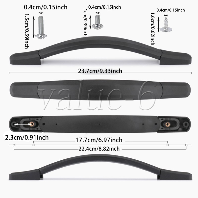 Spare Strap Handle Replacement 9.33inch for Suitcase Luggage Black B122 gallery