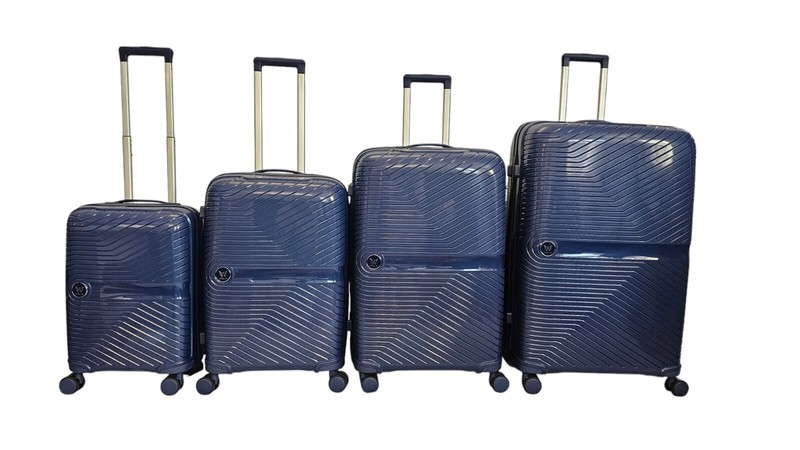 4 piece spinner luggage set hardside
