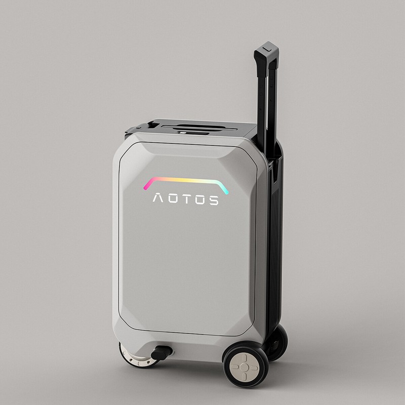 20" ELECTRIC LUGGAGE SCOOTER RIDEABLE SUITCASE 31L SMART CARRY ON W/APP CONTROL gallery