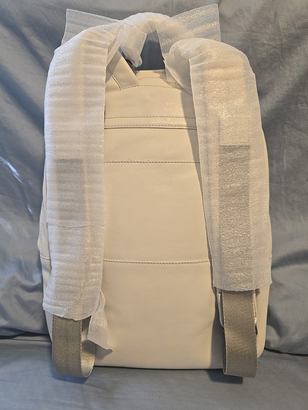 ECCO Casper Small Daypack Backpack Cow Leather Offwhite - Discontinued - NIB gallery