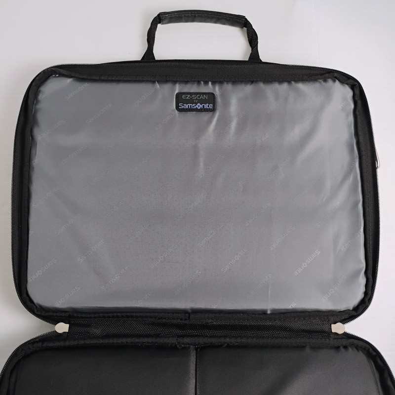Samsonite 1910 EZ Scan TSA Checkpoint Friendly 17” Laptop Briefcase Bag Black gallery