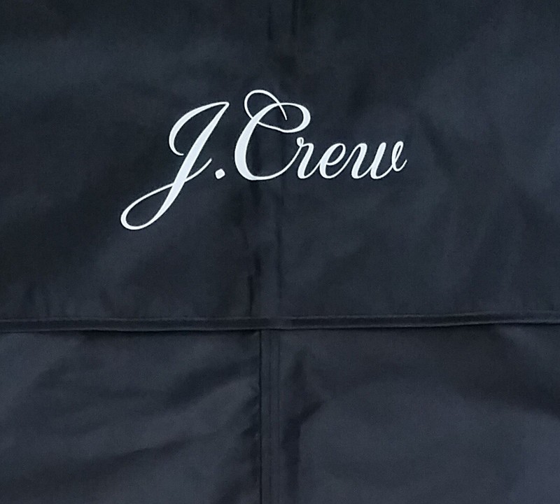 JCREW garment bag black water resistant clothes travel blazer suit jacket gift gallery
